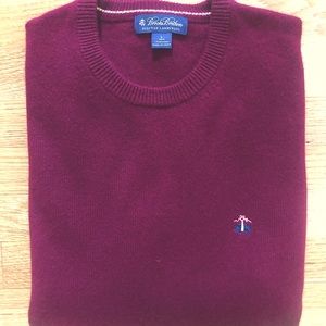 Brooks Brothers Wool Sweater Garnet L